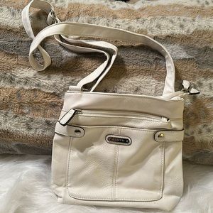 ROSETTI white cross body purse. Never Used.